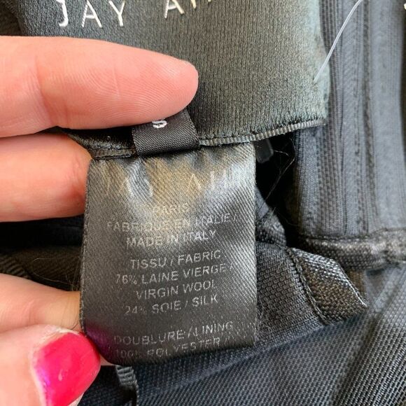 Jay Ahr black strapless chain trim babydoll dress - Picture 8 of 12